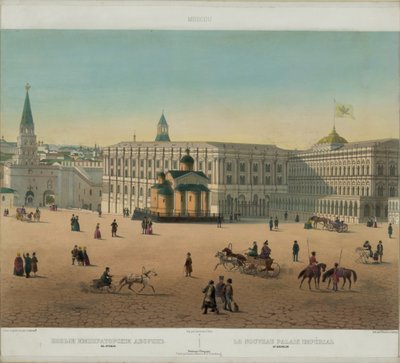 El Gran Palacio del Kremlin desde una vista panorámica de Moscú en 10 partes de Philippe Benoist