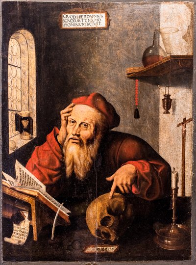 San Jerónimo en su celda de Philippe Gautard