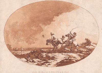 Un día ventoso de Philippe Jacques de Loutherbourg