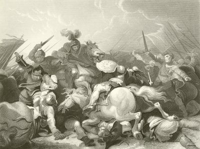 Batalla de Bosworth Field de Philippe Jacques de Loutherbourg