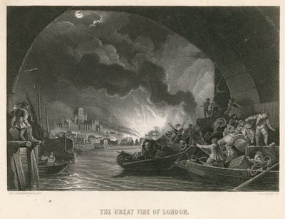 El Gran Incendio de Londres de Philippe Jacques de Loutherbourg