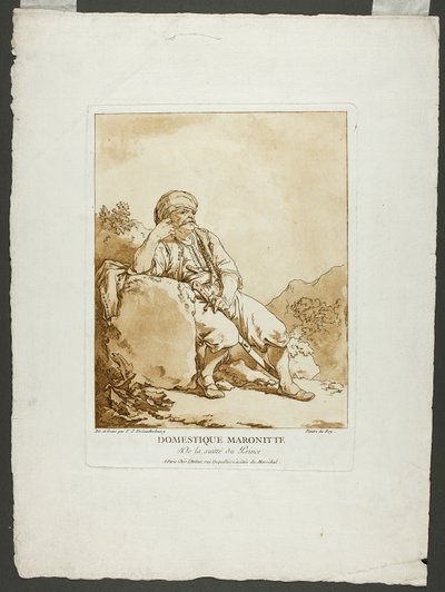Maronita doméstico de Philippe Jacques de Loutherbourg II