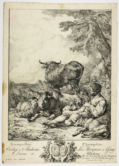 Campesino tranquilo de Philippe Jacques de Loutherbourg II