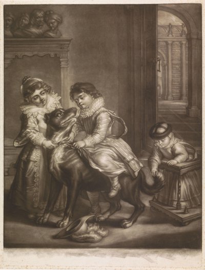 Tres hijos de Rubens de Philippe Joseph Tassaert