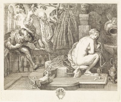 Susana y los ancianos de Philippe Lambert Joseph Spruyt