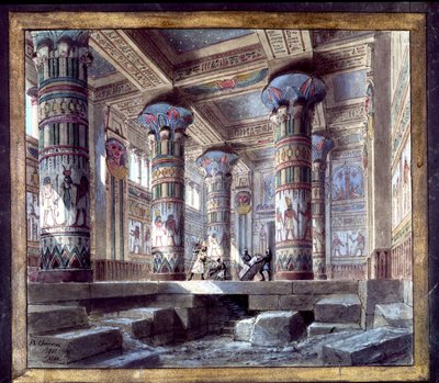 Escenografía de Philippe Chaperon para la ópera Aida de Giuseppe Verdi de Philippe Marie Chaperon