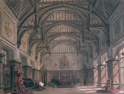 Escenografía para el Acto III de la obra 