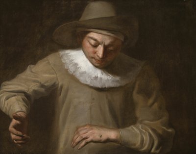 Pierrot Cazando una Mosca de Philippe Mercier
