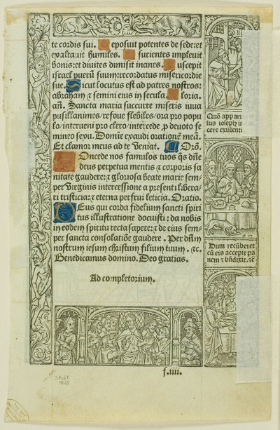 Muerte de la Virgen, del Libro de Horas de Philippe Pigouchet