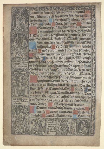 Página del "Libro de Horas" de Philippe Pigouchet