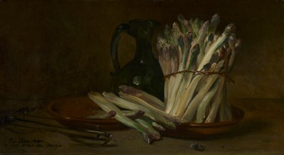 Naturaleza Muerta con Espárragos, c. 1880 de Philippe Rousseau