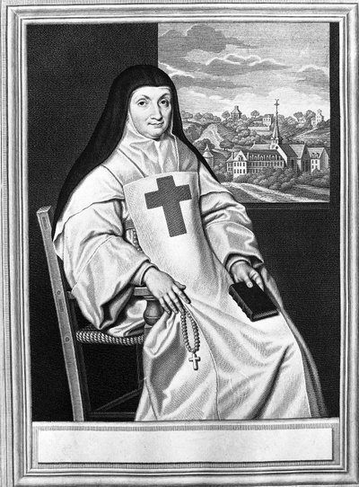 Jacqueline Marie Angélique Arnauld, madre Angélique, monja francesa, abadesa de Port Royal des Champs de Philippe de (after) Champaigne