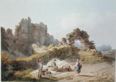 Puerta del castillo de Carisbrook, de 