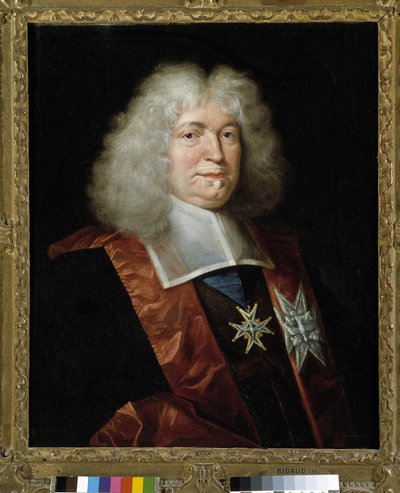 Retrato de Louis Boucherat (1616-1699) magistrado y canciller francés de Philippe de (studio of) Champaigne