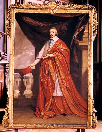 Cardenal Richelieu, prelado y estadista francés, 1640 de Philippe de Champaigne