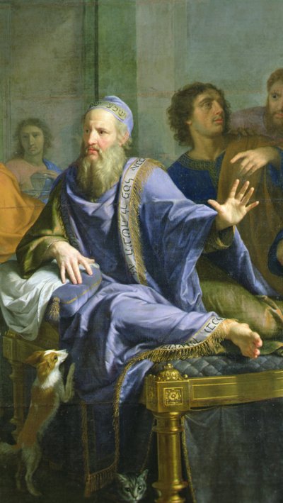 Cristo en casa de Simón el fariseo, c.1656 (óleo sobre lienzo) de Philippe de Champaigne