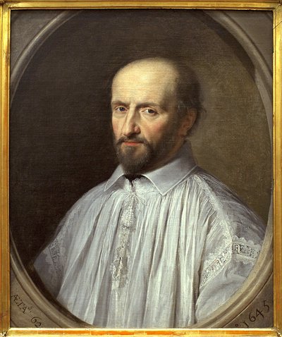 Jean Duvergier de Hauranne, Abad de Saint Cyran de Philippe de Champaigne
