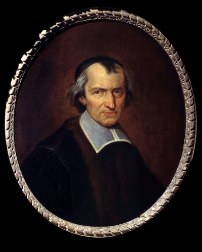 Retrato de Antoine Arnauld llamado el Gran Arnauld (1612-1694), sacerdote francés, teólogo, filósofo y matemático, miembro de los jansenistas de Philippe de Champaigne