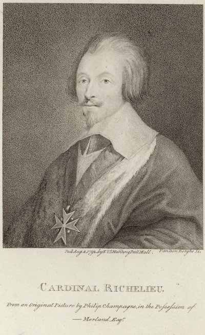 Retrato del Cardenal Richelieu de Philippe de Champaigne