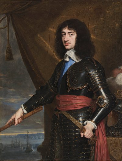 Retrato del rey Carlos II de Inglaterra de Philippe de Champaigne
