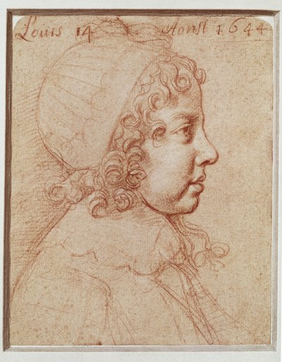 Retrato de Luis XIV de niño ... de Philippe de Champaigne