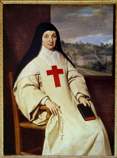 Retrato de Madre Angélica Arnauld de Philippe de Champaigne