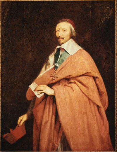 Retrato de Richelieu por Philippe de Champaigne (1602 - 1674), Museo de Versalles de Philippe de Champaigne