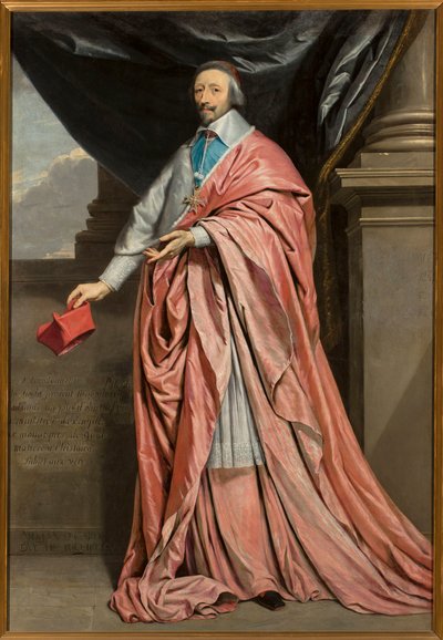 Retrato del cardenal Richelieu de Philippe de Champaigne