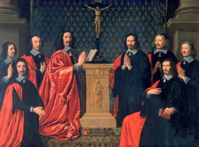 El Prevot des Marchands y los Echevins de la ciudad de París, 1648 de Philippe de Champaigne