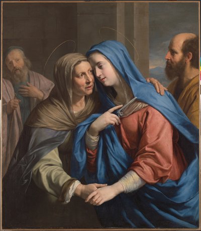 La Visitación, c.1643 de Philippe de Champaigne