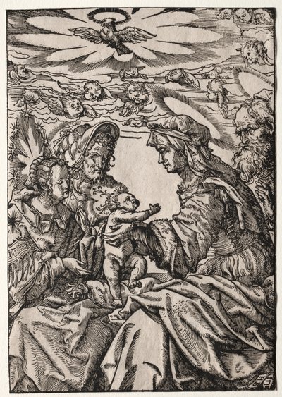 La Sagrada Familia con Santa Ana y Joaquín de Philippe de Lasalle