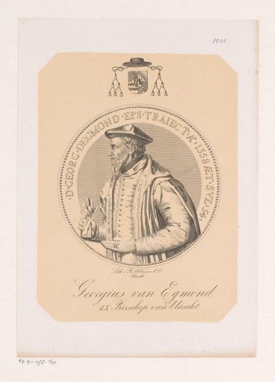 Retrato de George van Egmont de Philippus Anthonius Alexander Kanne (attributed to)