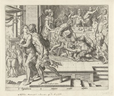 La venganza de Absalón Historia de Tamar y Amnón (título de la serie) de Philips Galle