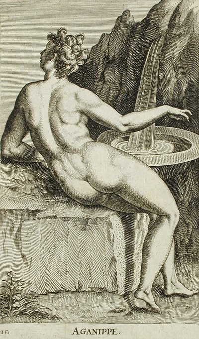 Aganippe de Philips Galle