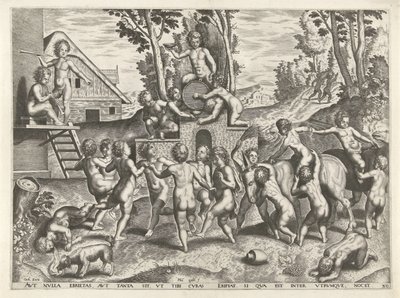 Bacanal de los niños de Philips Galle
