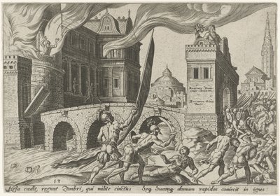 La toma de Tirza Los días de la perdición del pueblo judío (título de la serie) de Philips Galle
