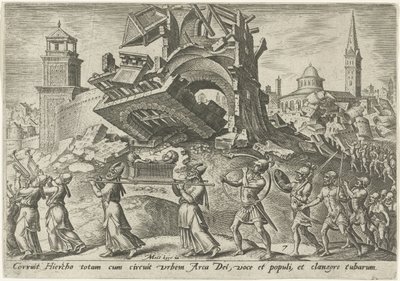 La desolación de Jericó Los días de la perdición del pueblo judío (título de la serie) de Philips Galle