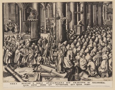 La fe, de Las siete virtudes de Philips Galle