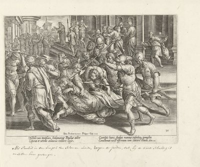 Encarcelamiento de Pablo en Jerusalén Hechos de los Apóstoles (título de la serie) Acta Apostolorum (título de la serie) de Philips Galle