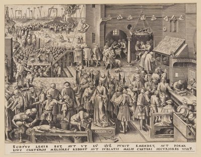 Justicia, de Las Siete Virtudes de Philips Galle