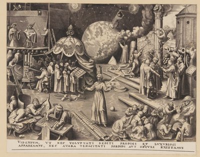 Templanza, de Las Siete Virtudes de Philips Galle
