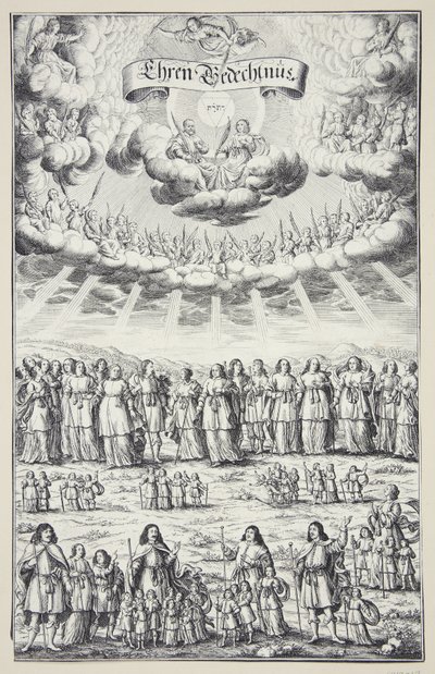 El Señor asignando deberes a los tres estados de Philips Galle