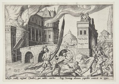 La captura de Tirsah de Philips Galle