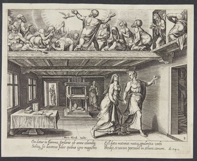El descenso del Espíritu Santo de Philips Galle