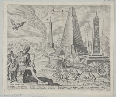 Las pirámides de Egipto de Philips Galle