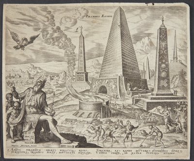 Las pirámides de Egipto de Philips Galle