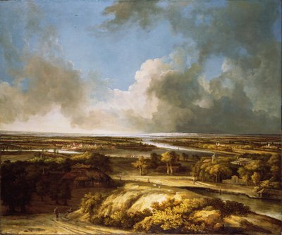 Un paisaje panorámico de Philips Koninck