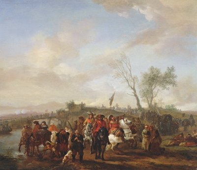 Un ejército en marcha de Philips Wouwerman