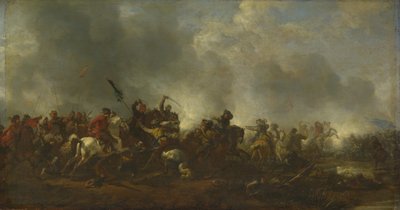 Caballería atacando a la infantería de Philips Wouwerman