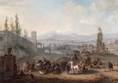 El regreso de la caza, c1650s de Philips Wouwerman